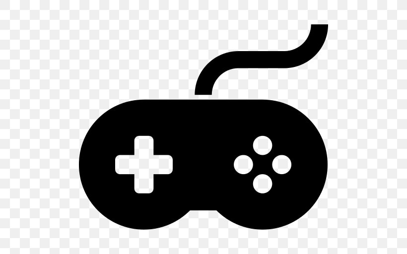 Joystick PlayStation 2 Game Controllers, PNG, 512x512px, Joystick, Black And White, Game Controllers, Gamepad, Icon Design Download Free