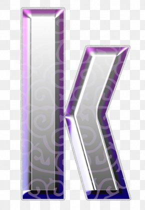 the letter k in purple