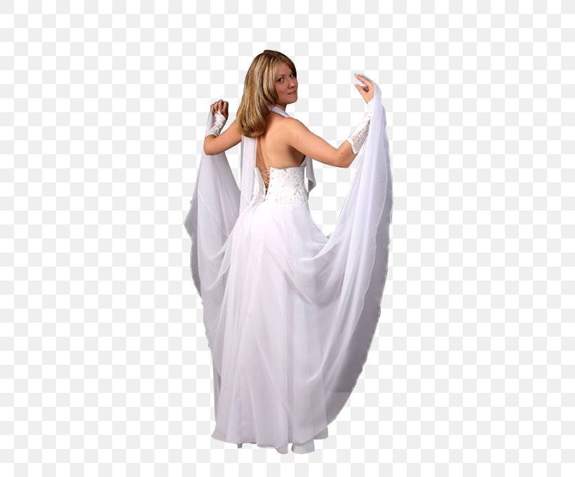 Wedding Dress Party Dress Bride Woman, PNG, 450x680px, Watercolor, Cartoon, Flower, Frame, Heart Download Free
