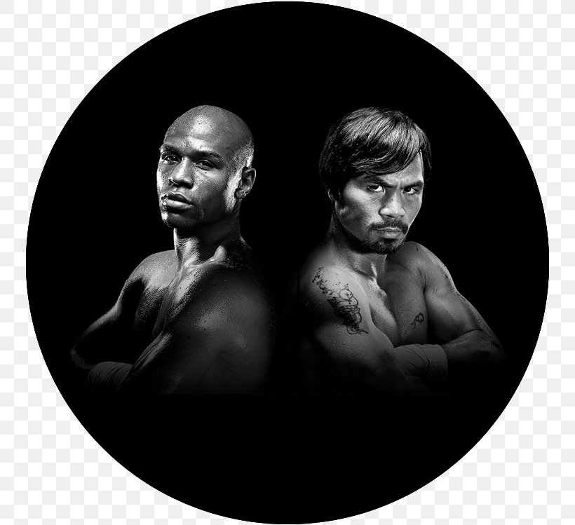 Floyd Mayweather Jr. Vs. Manny Pacquiao Manny Pacquiao Vs. Jeff Horn Floyd Mayweather Jr. Vs. Andre Berto, PNG, 749x749px, Floyd Mayweather, Andre Berto, Arm, Black And White, Boxing Download Free