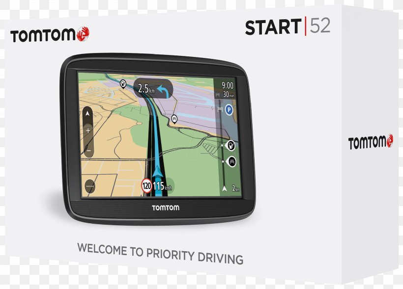 GPS Navigation Systems Car TomTom Start 52 Satellite Navigation TomTom Start 42, PNG, 3000x2158px, Gps Navigation Systems, Automotive Navigation System, Car, Display Device, Electronic Device Download Free