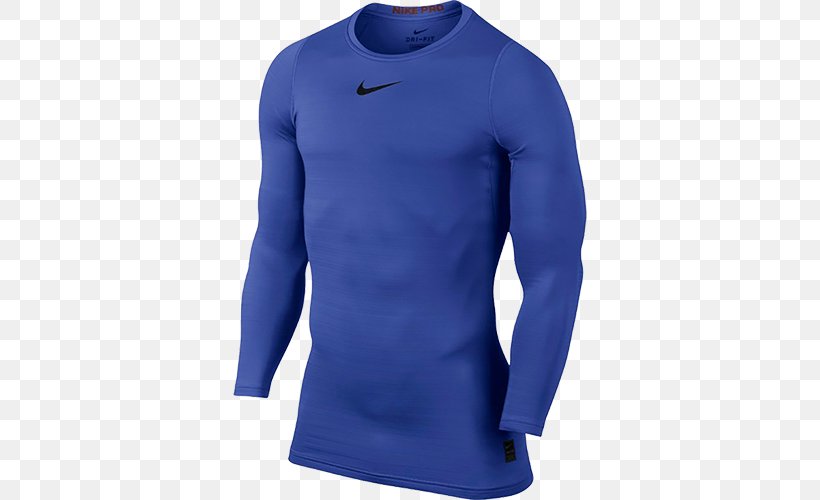 T-shirt Sleeve Nike Clothing Sweater, PNG, 500x500px, Tshirt, Active Shirt, Adidas, Blue, Clothing Download Free