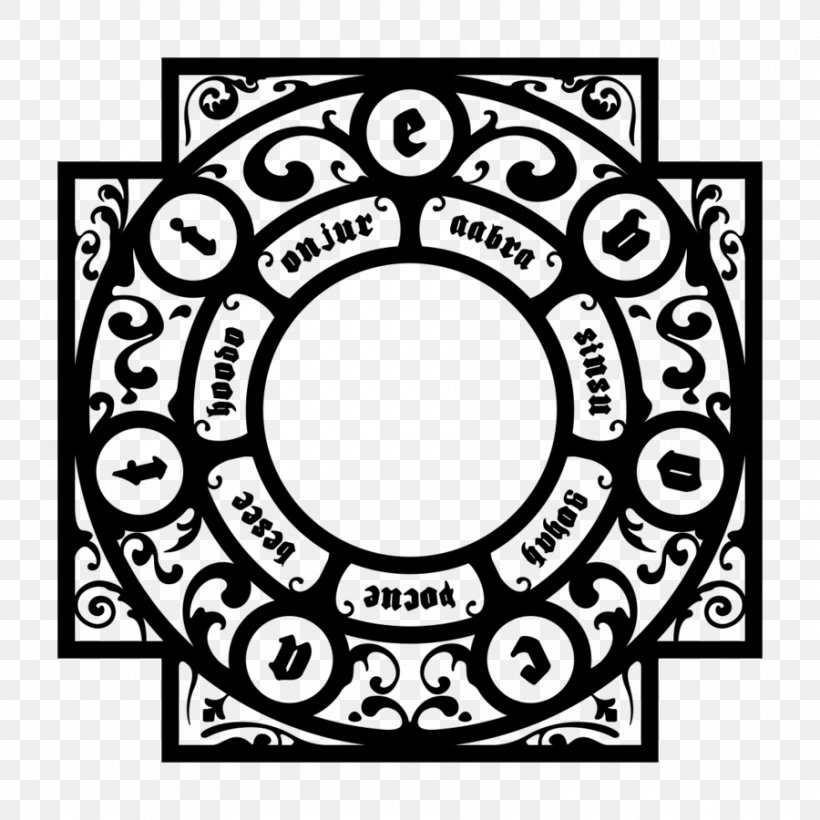 Magic Circle DeviantArt, PNG, 900x900px, Magic Circle, Area, Art, Art Museum, Black And White Download Free