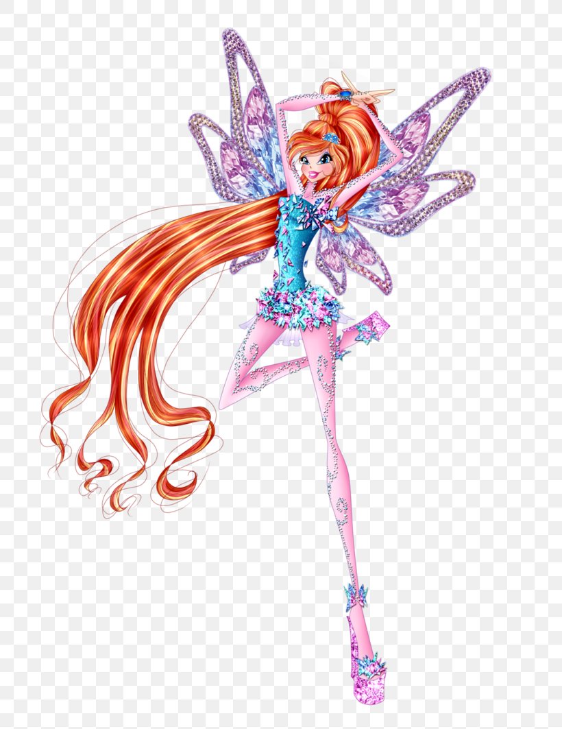 Bloom Tecna The Trix Fairy Winx Club, PNG, 752x1063px, Watercolor, Cartoon, Flower, Frame, Heart Download Free
