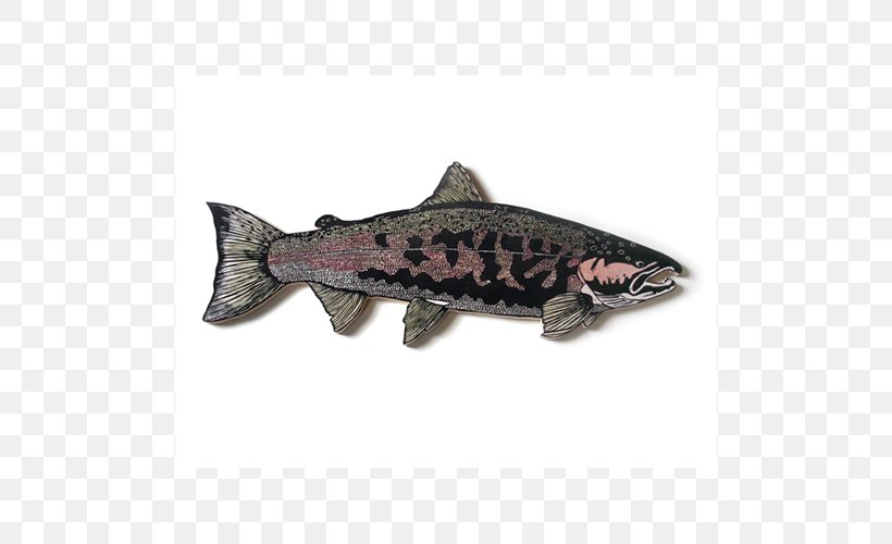 Coho Salmon Trout Salmon Run Fish, PNG, 500x500px, Salmon, Bony Fish, Campbell Soup Company, Coho Salmon, Etsy Download Free