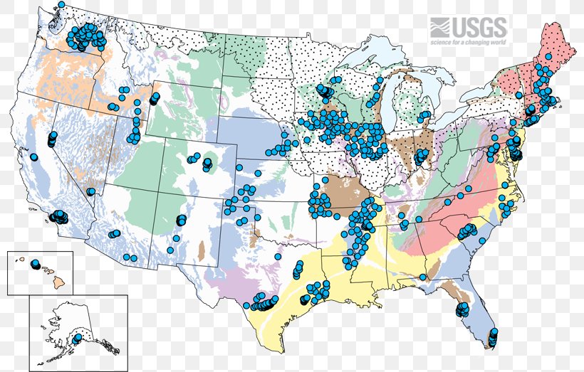 Map United States Geological Survey Agency For Toxic Substances And Disease Registry Soil, PNG, 800x523px, Map, Area, Asbestos, Contamination, Geology Download Free