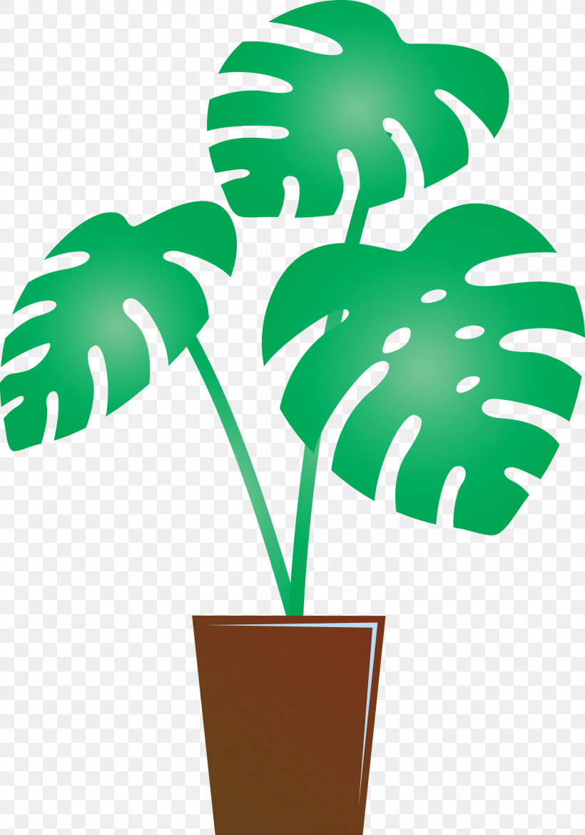 Monstera Tropical Leaf, PNG, 2104x3000px, Monstera, Arecales, Flower, Flowerpot, Green Download Free