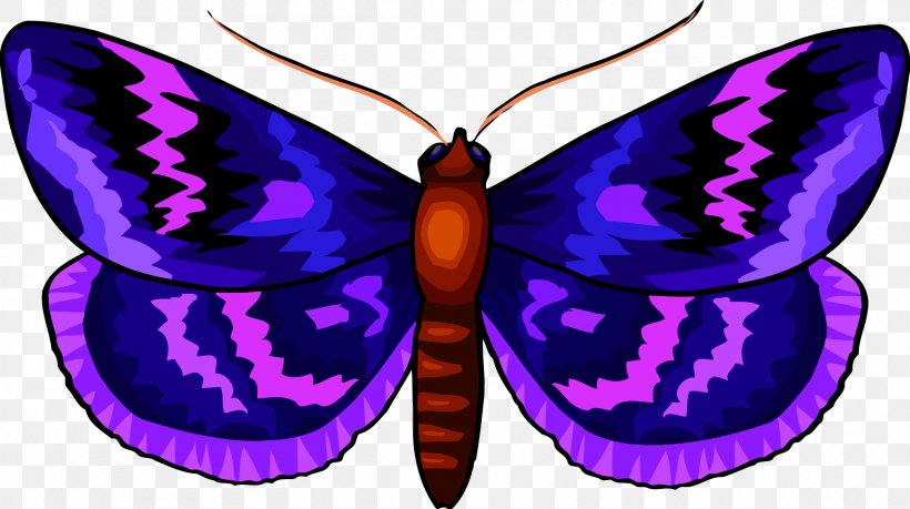 Butterfly Insect Clip Art, PNG, 2400x1344px, Butterfly, Brush Footed Butterfly, Butterflies And Moths, Insect, Invertebrate Download Free