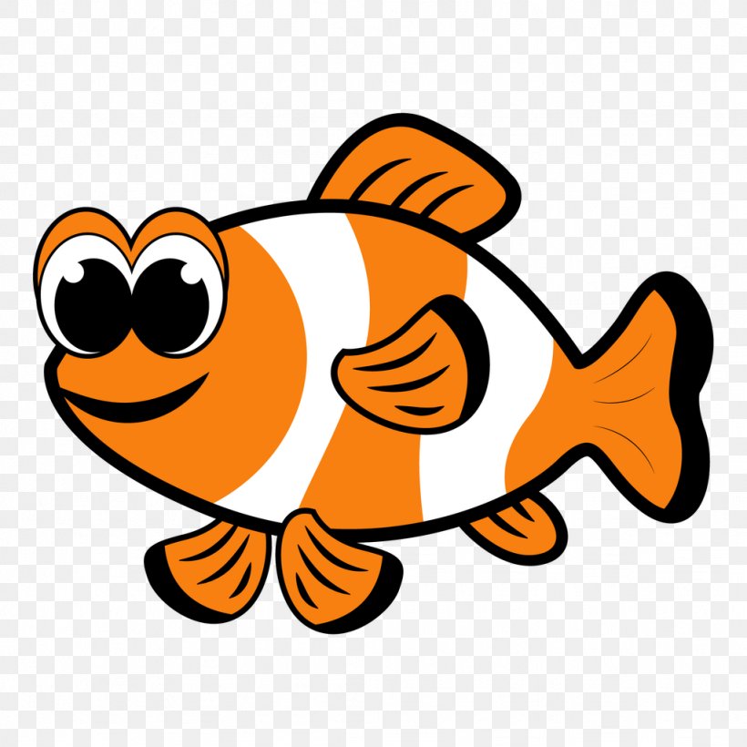 Fish Cartoon, PNG, 1024x1024px, Food, Anemone Fish, Beak, Cartoon, Fish Download Free