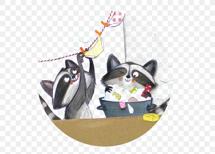 Raccoon Giant Panda Procyonidae Illustration, PNG, 564x588px, Raccoon, Art, Carnivoran, Cartoon, Cat Download Free