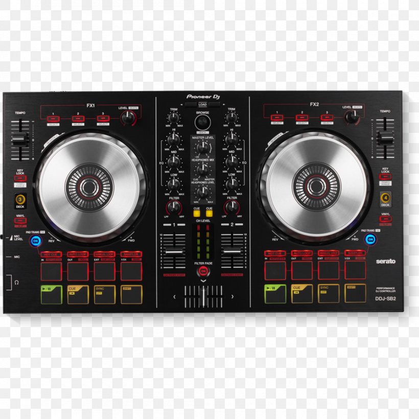 Pioneer DJ DJ Controller Disc Jockey Pioneer DDJ-SB2, PNG, 1100x1100px, Pioneer Dj, Audio, Audio Equipment, Cdj, Controller Download Free