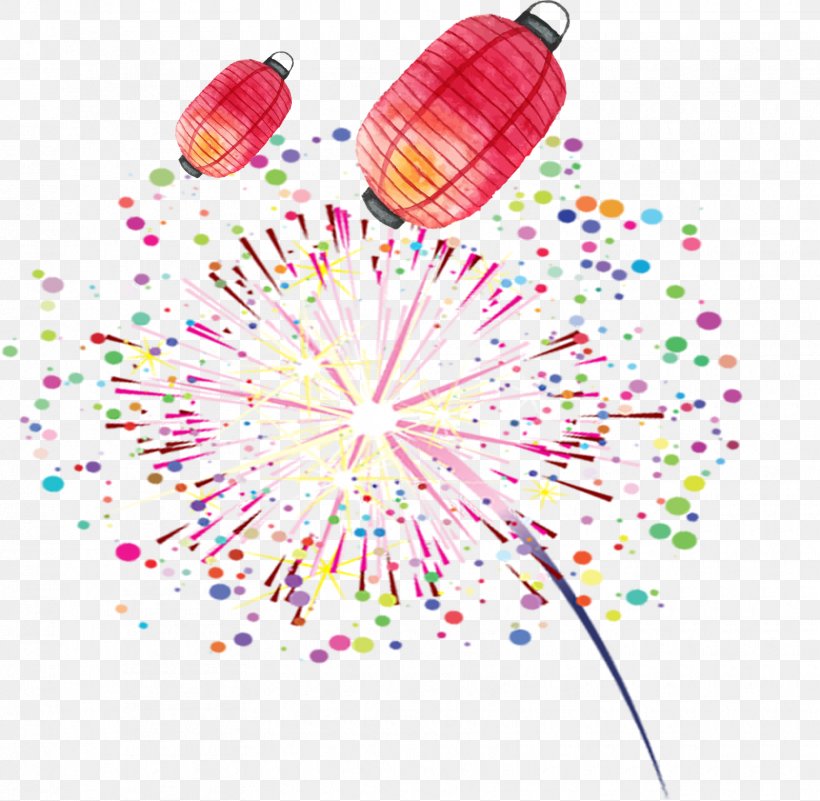 Fireworks, PNG, 1710x1672px, Watercolor, Cartoon, Flower, Frame, Heart Download Free