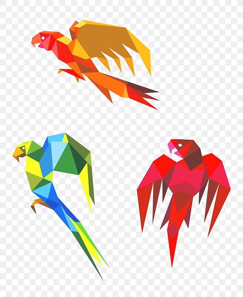 Parrot Origami Bird Clip Art, PNG, 781x1000px, Parrot, Art, Art Paper, Beak, Bird Download Free