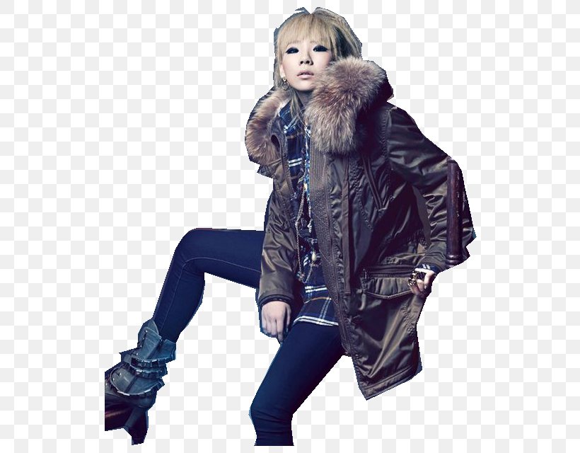 2NE1 Fur Leather Jacket Cl Fashion, PNG, 640x640px, Fur, Coat, Deviantart, Fashion, Fashion Model Download Free