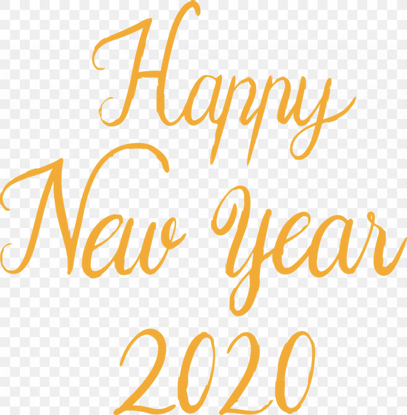 Happy New Year 2020 New Years 2020 2020, PNG, 2937x3000px, 2020, Happy New Year 2020, Calligraphy, Logo, New Years 2020 Download Free
