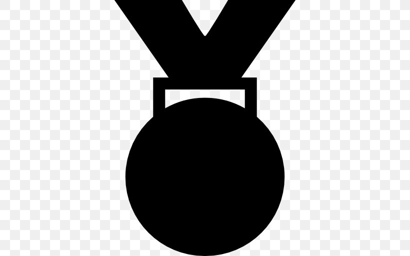 Medal Shape Award Symbol Ribbon, PNG, 512x512px, Medal, Award, Black, Black And White, Fivepointed Star Download Free