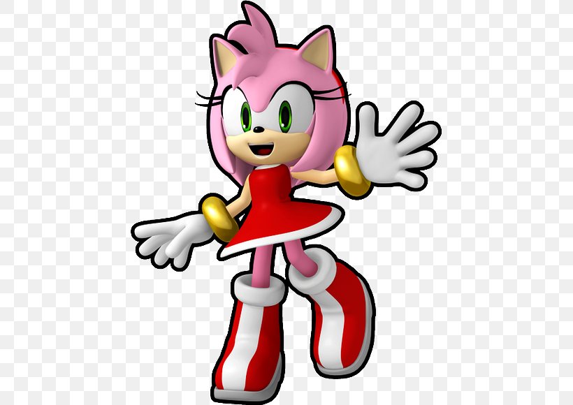 Sonic Runners Sonic Adventure Amy Rose Sonic CD Shadow The Hedgehog, PNG, 445x580px, Watercolor, Cartoon, Flower, Frame, Heart Download Free