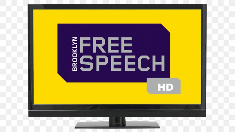 BRIC LED-backlit LCD Brooklyn Free Speech Television Set High-definition Television, PNG, 852x480px, Bric, Advertising, Area, Brand, Brooklyn Download Free