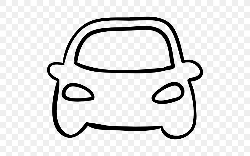 Car, PNG, 512x512px, Car, Black And White, Drawing, Face, Head Download Free