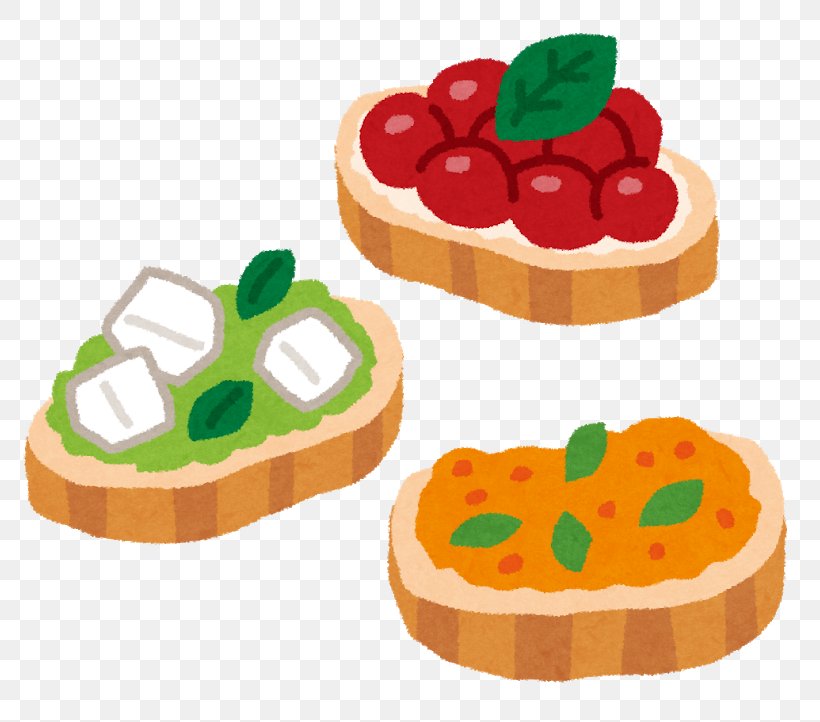 Crostino Bruschetta Canapé Toast いらすとや, PNG, 800x722px, Crostino, Animal, Bruschetta, Cheese, Dish Download Free