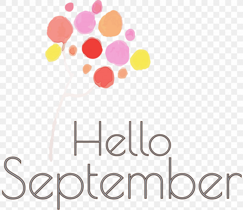 Logo Line Petal Happiness Meter, PNG, 3000x2595px, Hello September, Geometry, Happiness, Line, Logo Download Free