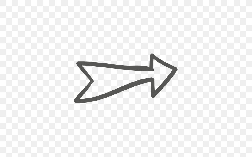 Right Arrow, PNG, 512x512px, Drawing, Arrowhead, Black And White, Polygonal Chain, Shoe Download Free