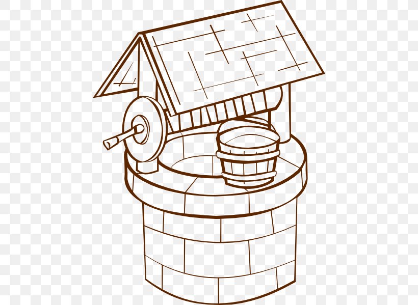 Water Well Wishing Well Drawing Clip Art, PNG, 456x599px, Water Well, Area, Artwork, Black And White, Blog Download Free