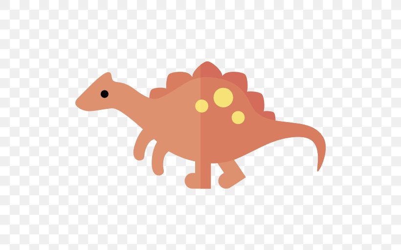 Dinosaur Triceratops Clip Art, PNG, 512x512px, Dinosaur, Cartoon, Herbivore, Orange, Organism Download Free