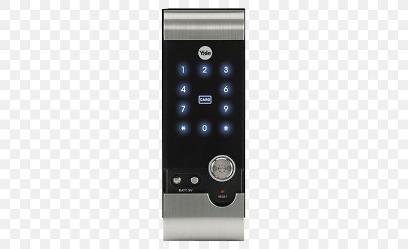 Yale Electronic Lock Door Rim Lock, PNG, 500x500px, Yale, Dead Bolt, Door, Electronic Lock, Electronics Download Free
