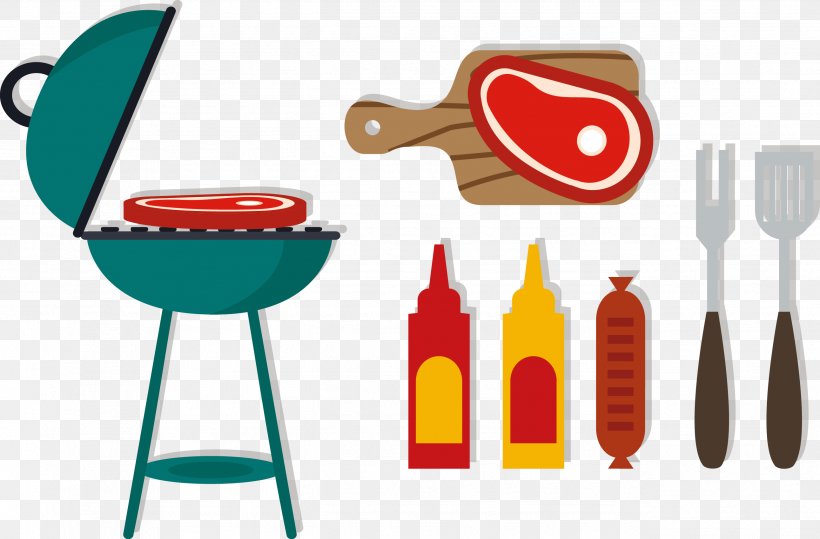 Barbecue Euclidean Vector, PNG, 2582x1699px, Barbecue, Table Download Free