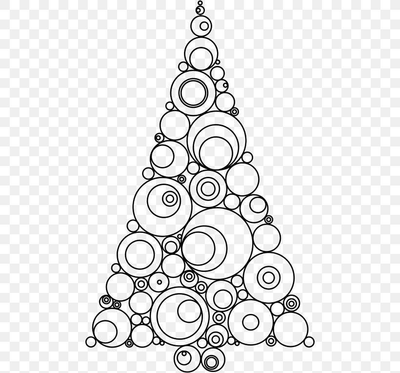 Christmas Tree Drawing Christmas Ornament Clip Art, PNG, 470x764px, Christmas, Area, Art, Black And White, Branch Download Free