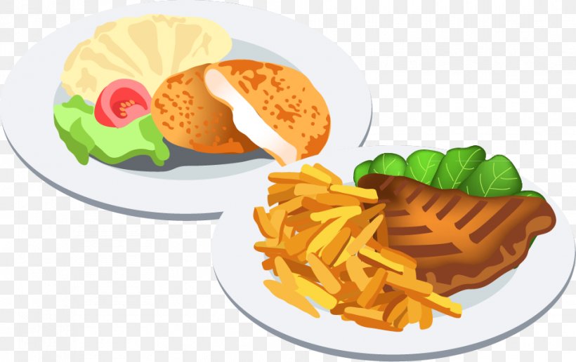 Fast Food Dish Clip Art, PNG, 965x608px, Fast Food, American Food, Breakfast, Cooking, Cuisine Download Free