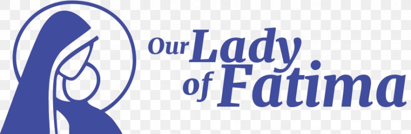 Our Lady Of Fátima Logo Our Lady-Fatima Catholic Church, PNG, 881x289px, Our Lady Of Fatima, Area, Blue, Brand, Can Stock Photo Download Free
