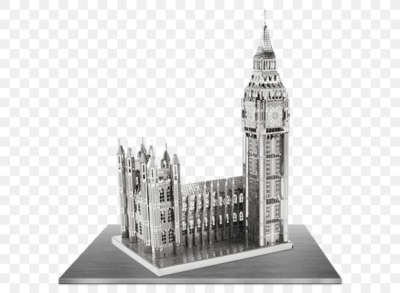 Big Ben Palace Of Westminster Tower Bridge Building, PNG, 600x600px, Big Ben, Amazoncom, Black And White, Building, Landmark Download Free