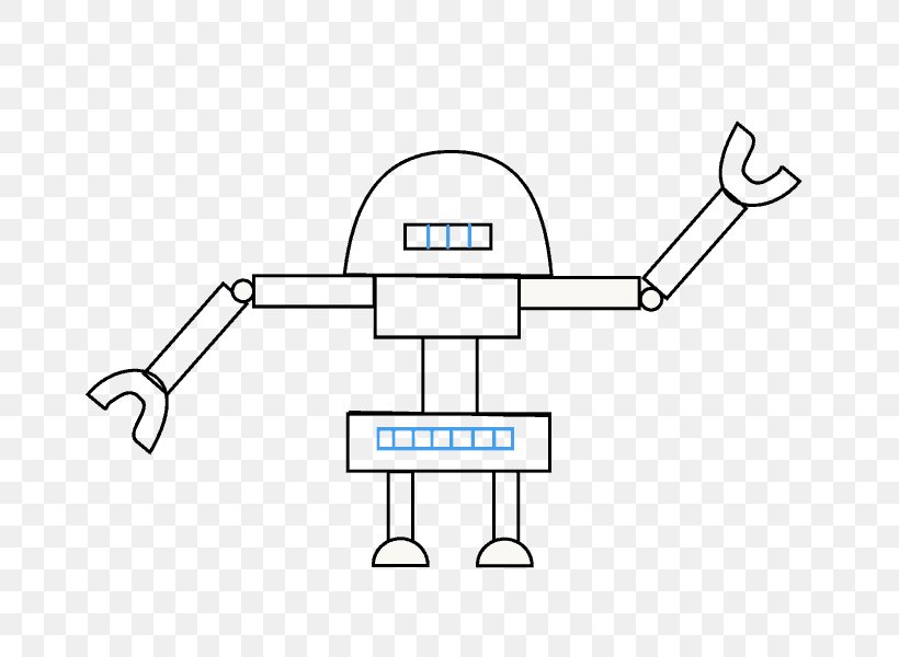 Drawing Robot Point Clip Art, PNG, 678x600px, Drawing, Area, Diagram, Howto, Line Art Download Free