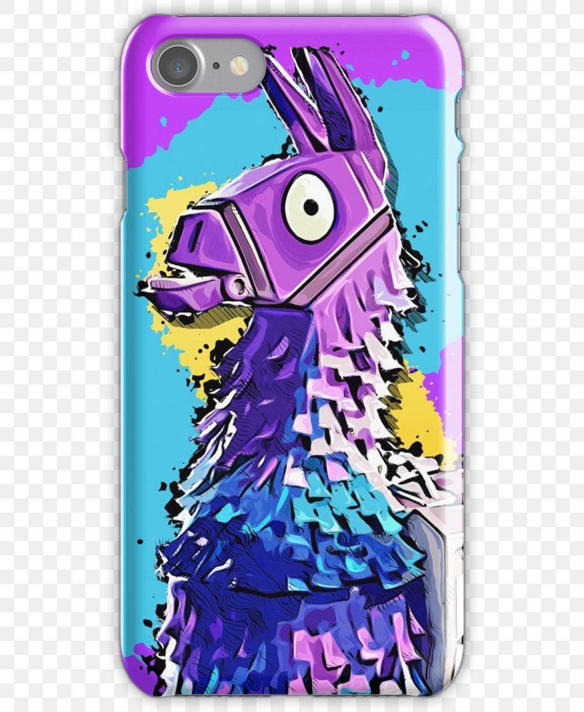 Fortnite IPhone 7 Apple IPhone 8 Plus IPhone X Llama, PNG, 750x1000px, Fortnite, Apple Iphone 8 Plus, Art, Battle Royale Game, Fictional Character Download Free