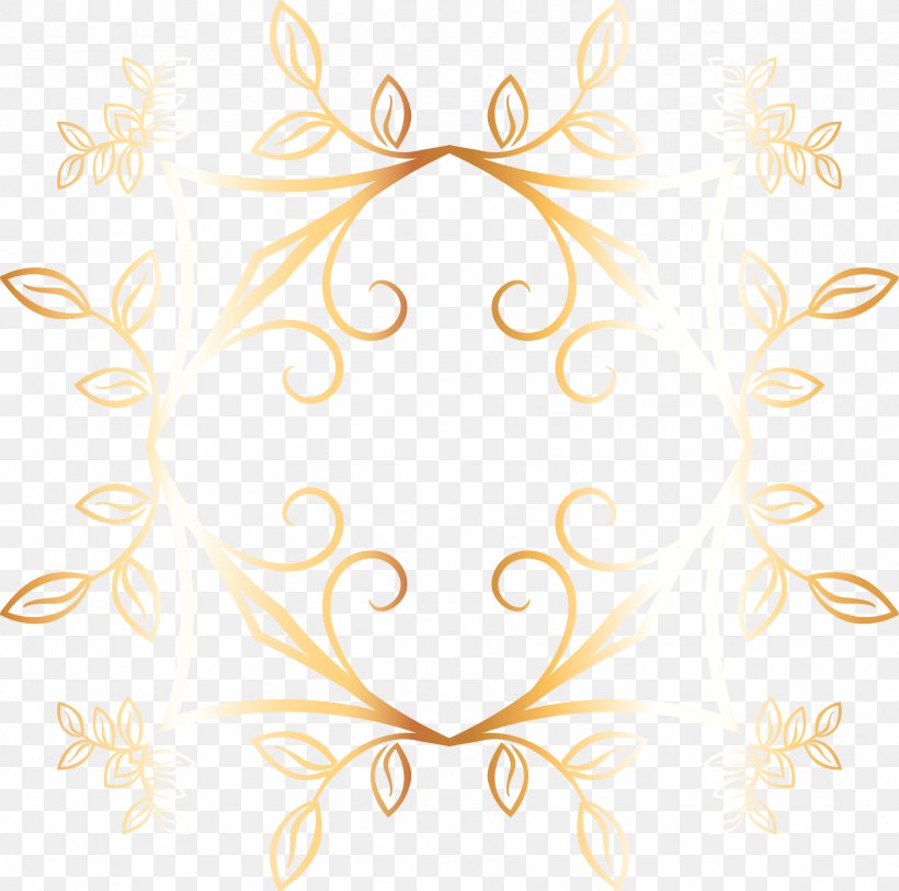 Light Gold Euclidean Vector, PNG, 1764x1749px, Light, Area, Color, Color Gradient, Floral Design Download Free