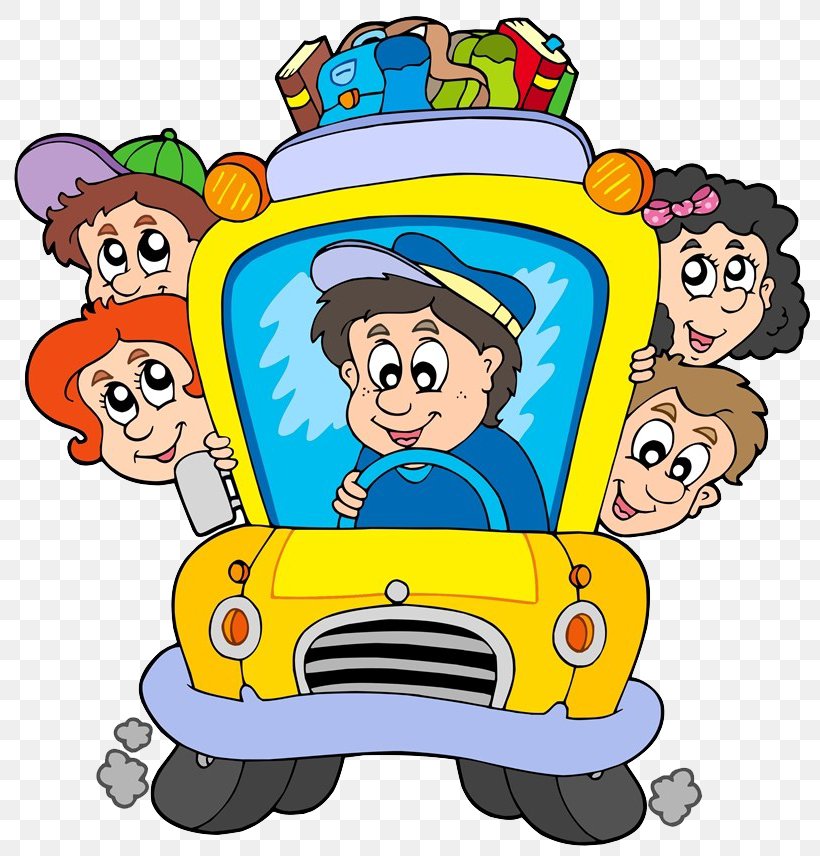 School Bus Cartoon Clip Art, PNG, 816x856px, Bus, Area, Artwork, Bus Driver, Cartoon Download Free