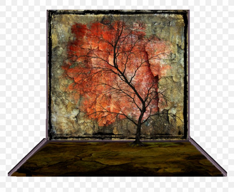 Tree Still Life Picture Frames Wood /m/083vt, PNG, 985x812px, Tree, Autumn, Leaf, Painting, Picture Frame Download Free