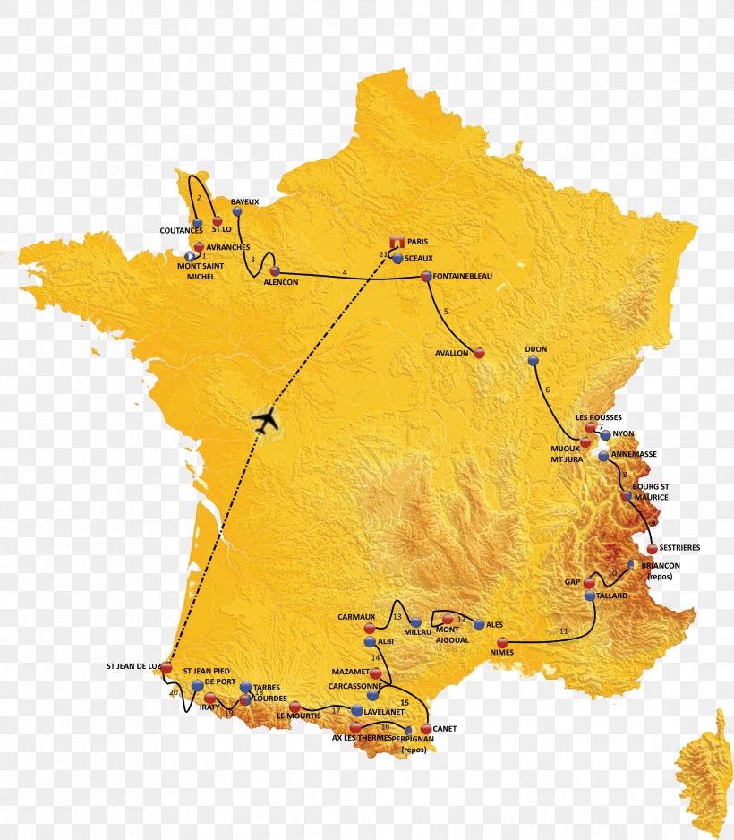 2018 Tour De France 2016 Tour De France Map 2019 Tour De France, PNG, 2277x2607px, 2016 Tour De France, 2018 Tour De France, Area, Blank Map, Cycling Download Free