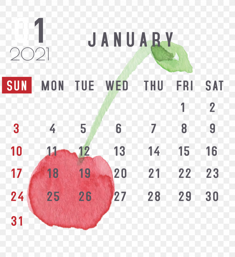 January January 2021 Printable Calendars January Calendar, PNG, 2744x3000px, January, Calendar System, Digital Media Player, Fruit, Geometry Download Free