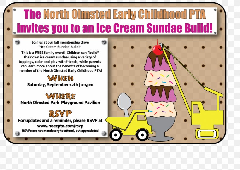 Ice Cream Flyer Meeting Organization Parent-Teacher Association, PNG, 1024x727px, Ice Cream, Area, Cartoon, Committee, Flyer Download Free