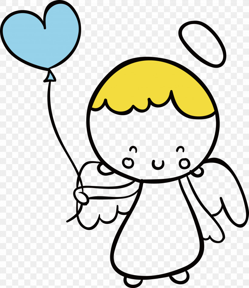 Angel, PNG, 2594x3000px, Angel, Cartoon, Cheek, Face, Facial Expression Download Free