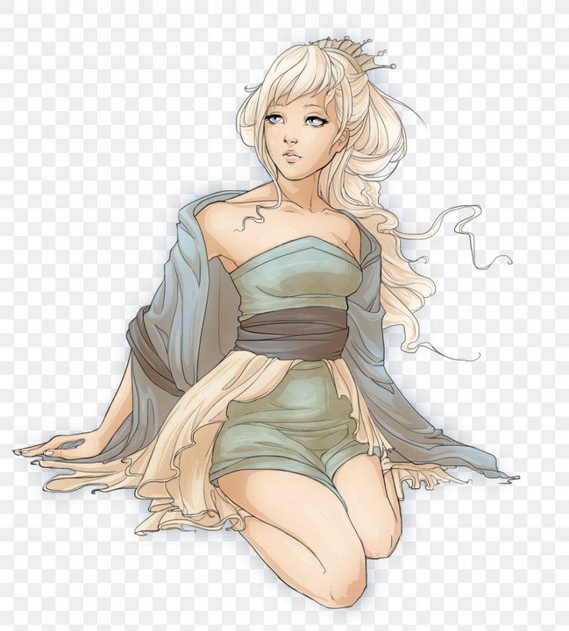 Blond Hair Fairy Download, PNG, 900x998px, Watercolor, Cartoon, Flower, Frame, Heart Download Free