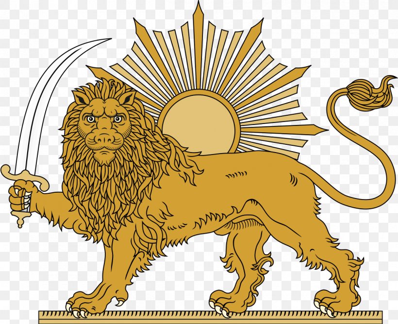 Greater Iran T-shirt Lion And Sun, PNG, 1200x980px, Iran, Big Cats, Carnivoran, Cat Like Mammal, Emblem Of Iran Download Free