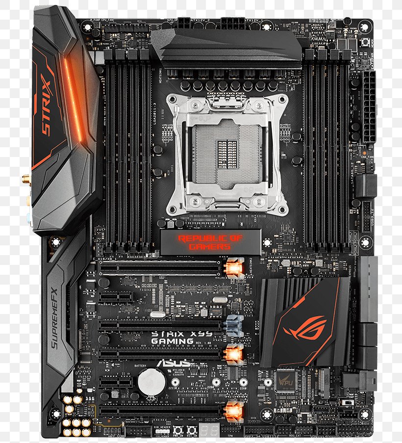 Intel Motherboard LGA 2011 Republic Of Gamers ASUS, PNG, 815x903px, Intel, Asus, Atx, Broadwell, Central Processing Unit Download Free
