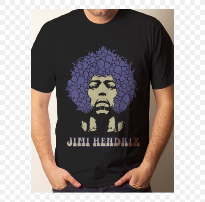 Jimi Hendrix T-shirt Guitarist Singer-songwriter Musician, PNG, 570x810px, Watercolor, Cartoon, Flower, Frame, Heart Download Free