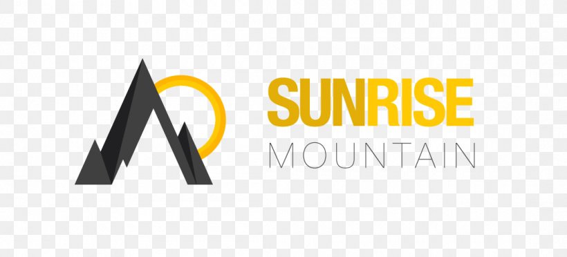 Logo Brand Sunrise Mountain, PNG, 1100x500px, Logo, Brand, Diagram, Mountain, Sunrise Download Free