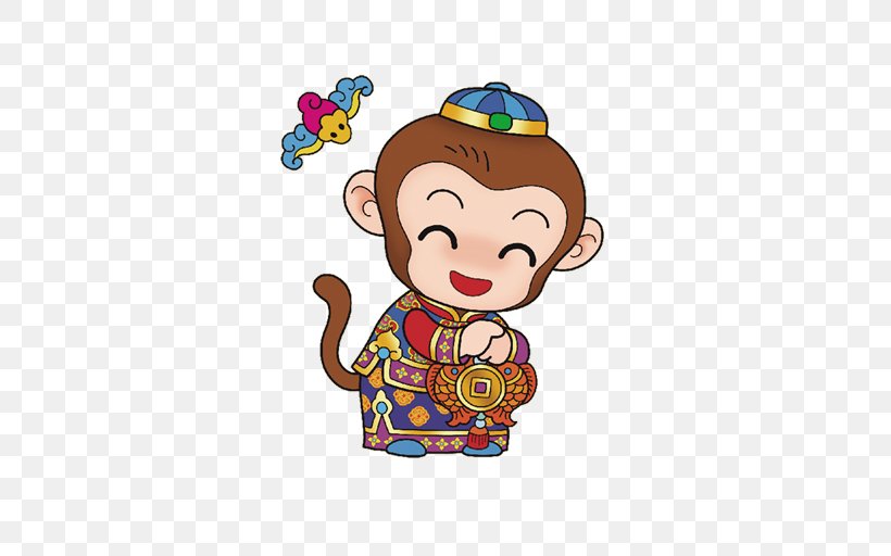 Monkey Chinese New Year Bxednh Thxe2n Papercutting, PNG, 512x512px, Monkey, Art, Bxednh Thxe2n, Cartoon, Chinese New Year Download Free