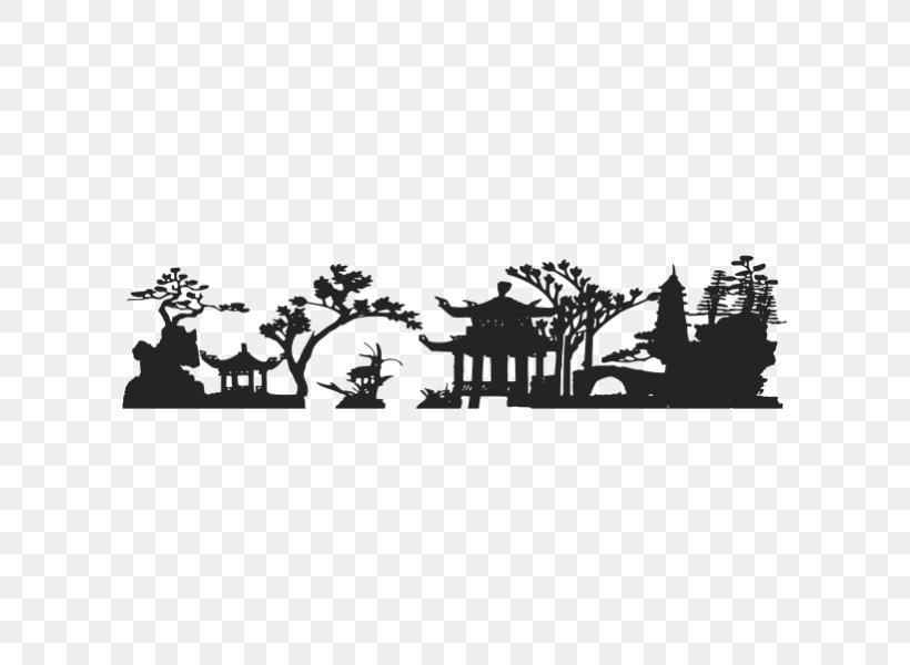 Silhouette Landscape Painting, PNG, 600x600px, Silhouette, Architecture, Art, Black, Black And White Download Free